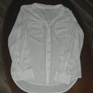 New York & Company White Blouse